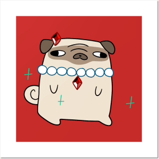 Jewelry Pug Posters and Art